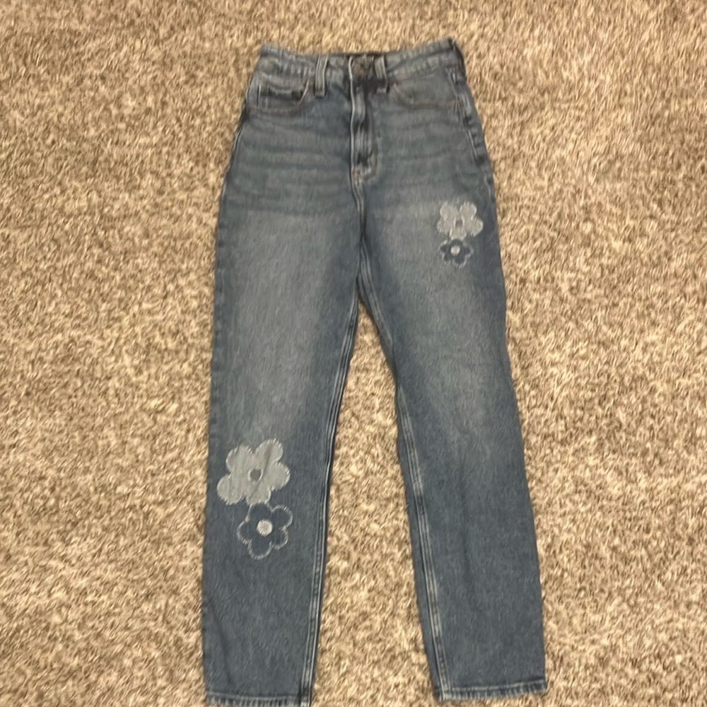 Hollister Blue Straight Leg Jeans Classic Denim